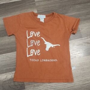 Texas Longhorn Orange T Shirt SIze 4T